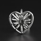 Hollow Stainless Steel Heart Anal Plug