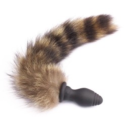 Vibration Fox Tail Butt Plug