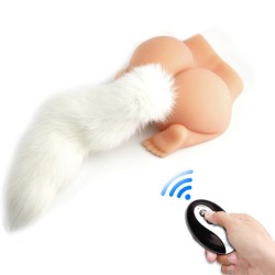 Vibration Fox Tail Butt Plug