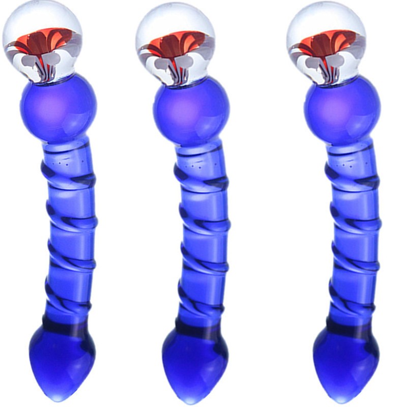 Magic Wand Glass Dildo