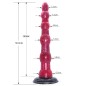 Beef Color Animal Anal Beads 12