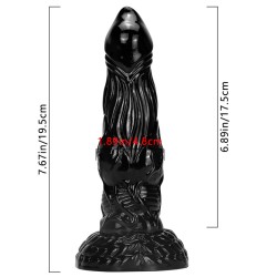 Alien Lifelike PVC Dragon Scale Dildo