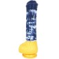 Darkblue Liquid silica gel  Dildo- 08