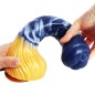 Darkblue Liquid silica gel  Dildo- 08