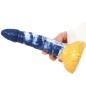 Darkblue Liquid silica gel  Dildo- 07