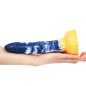 Darkblue Liquid silica gel  Dildo- 07