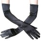 Elegant Ladies Satin Lengthened Gloves