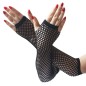 Elastic Fishnet Half Finger Gloves