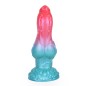 Alien Beast Cyan Rainbow 7.7" Dildo - J