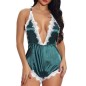 New Fashion Deep V-neck Soft Nigthwear One Piece Suit