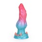 Alien Beast Cyan Rainbow 7.3" Dildo - G