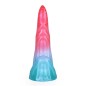 Alien Beast Cyan Rainbow 8.2" Dildo - D