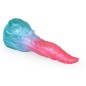 Alien Beast Cyan Rainbow 8.2" Dildo - D