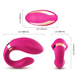 Crescent Silicone Vibrators for Couples