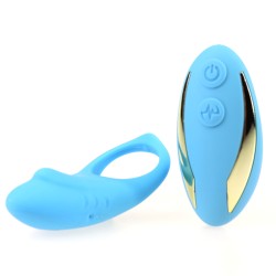 Shark Remote Control Silicone Cock Ring