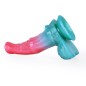 Alien Beast Cyan Rainbow 9.3" Dildo - B