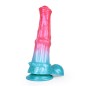 Alien Beast Cyan Rainbow 9.3" Dildo - B