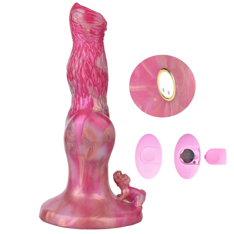 Hawk Werwolf Realistic Vibration Dildo - B