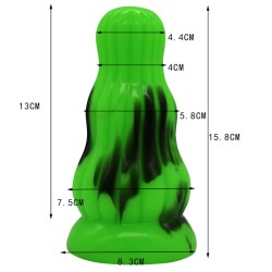 Bizarre Double Color Butt Plug - 01