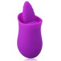 Silicone Flower Shape Vibrator with Tongue