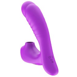 Clitoral Sucking Stimulator with Penis Shape Vibrator