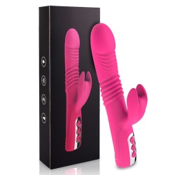 Thrusting Silicone Rabbit Vibrator