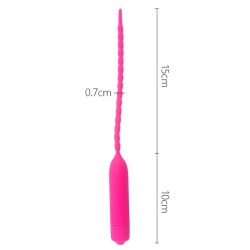 Thread Insert 5.9 inch Urethral Vibrator