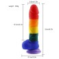 Pride Rainbows End Dildo - 7.9 Inch