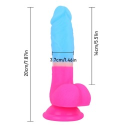 Double Layer Realistic Silicone Dildo