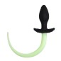 Dog Tail Silicone Butt Plug - Luminous