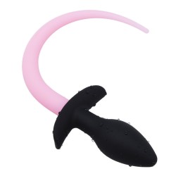 Dog Tail Silicone Butt Plug - Luminous