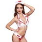 Ladies Nurse Cosplay Tops&amp;headwear&amp;panty Set