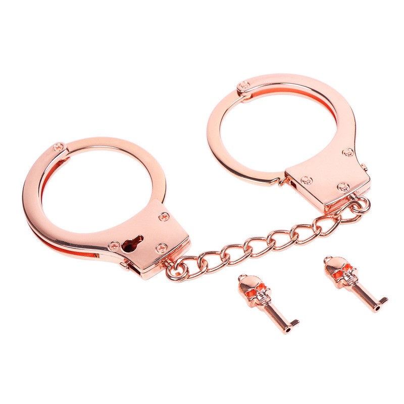 Skull Key Steel Cuffs