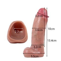 Scrotum Cover Realistic Cock Sleeve -B