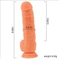 Lifelike Silicone 8.7"/22 cm Dildo - Clove