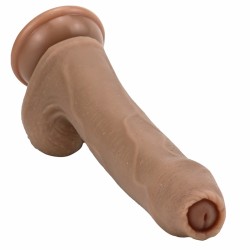 Lifelike 8.7"/22 cm Realistic Dildo - Foreskin