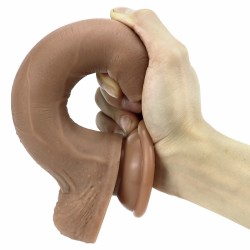 Lifelike 8.7"/22 cm Realistic Dildo - Foreskin