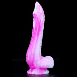 Octopus Mixed Color Silicone Dildo