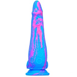 Octopus Mixed Color Silicone Dildo