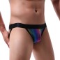 Fantastic Rainbow Printed Assless Panty For Men