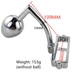 CBT Ballstretcher With Anal Plug