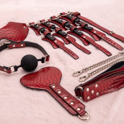 Crocodile Pattern Bondage 7 Pcs Pack