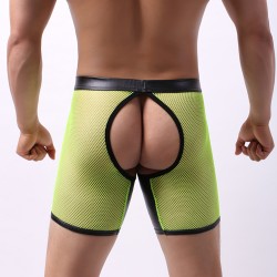 Men Front Takedown Breathable Mesh Boxer Briefs