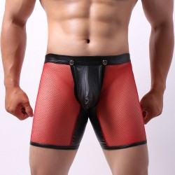 Men Front Takedown Breathable Mesh Boxer Briefs