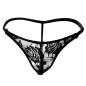 New Men Lace Rose Pattern T-back Sexy Panty