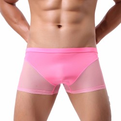 Men Naked Feeling Comfortable Ice Silk Boxer Briefs