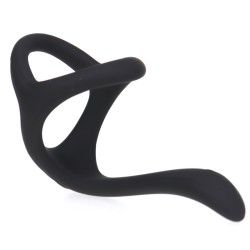 Silicone Triangle Penis Ring with Teasing Tail