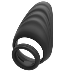 Silicone Dual Penis Ring with Taint Teaser