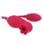 Double Head Rose Suction Vibrator