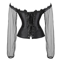 Hot Mesh Long Sleeved Corset Shaper For Women